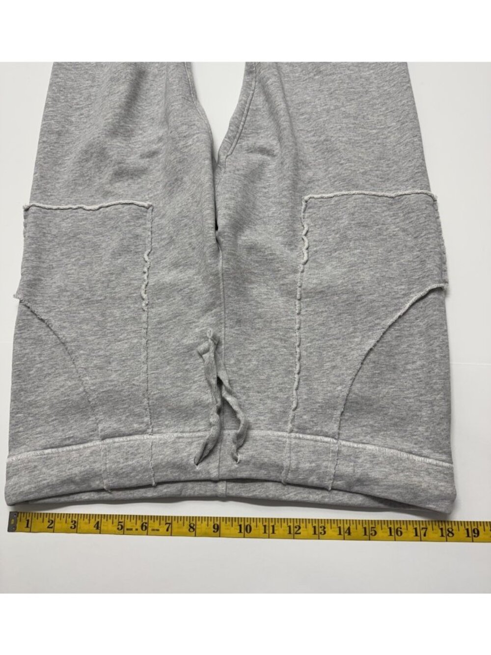Frank & Eileen Eamon Jogger Sweatpants L Gray Tapered Crop Ankle High Rise - Picture 7 of 12